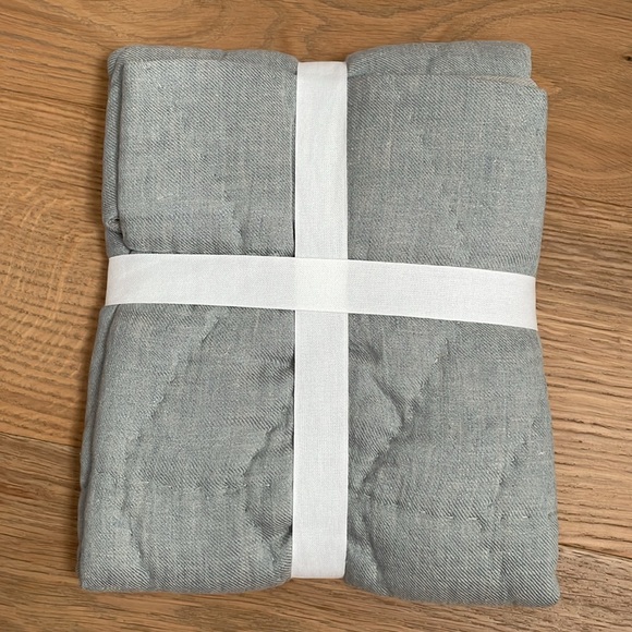 Pottery Barn Standard Willow Sham/Cotton Linen Reversible, NWOT - Picture 6 of 8